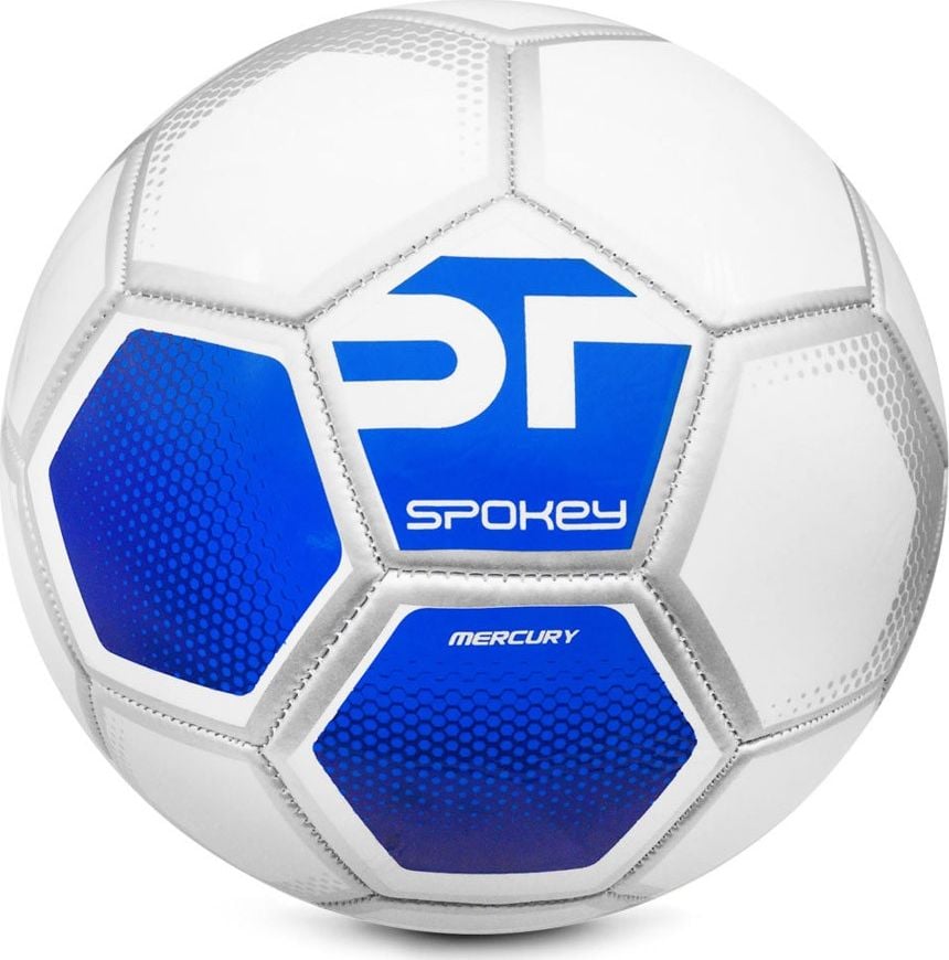 Spokey Fotbal MERCURY alb și albastru mărimea 5 Spokey