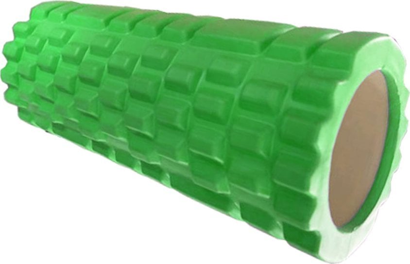 Rolă de masaj din PVC ondulat Sportech 33x14cm verde (S825815)