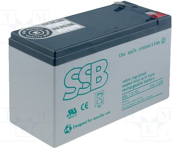 Accesorii UPS-uri - Accesoriu UPS eaton SSB modul baterie, 12V, 7.2 Ah (SBL 7.2-12L)