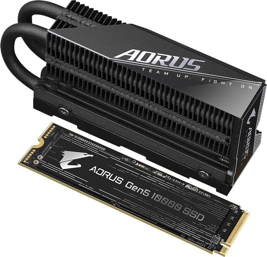 SSD Gigabyte Aorus Gen5 1000 2TB M.2 2280 PCI-E x4 Gen5 NVMe 2.0 (AG510K2TB)