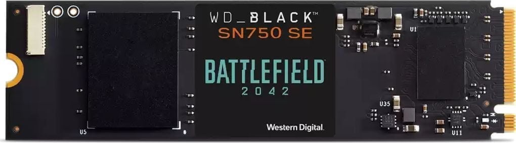 SSD SanDisk Black SN750 SE Battlefield 2042 500GB M.2 2280 PCI-E x4 Gen4 NVMe (WDBB9J5000ANC-WRSN)