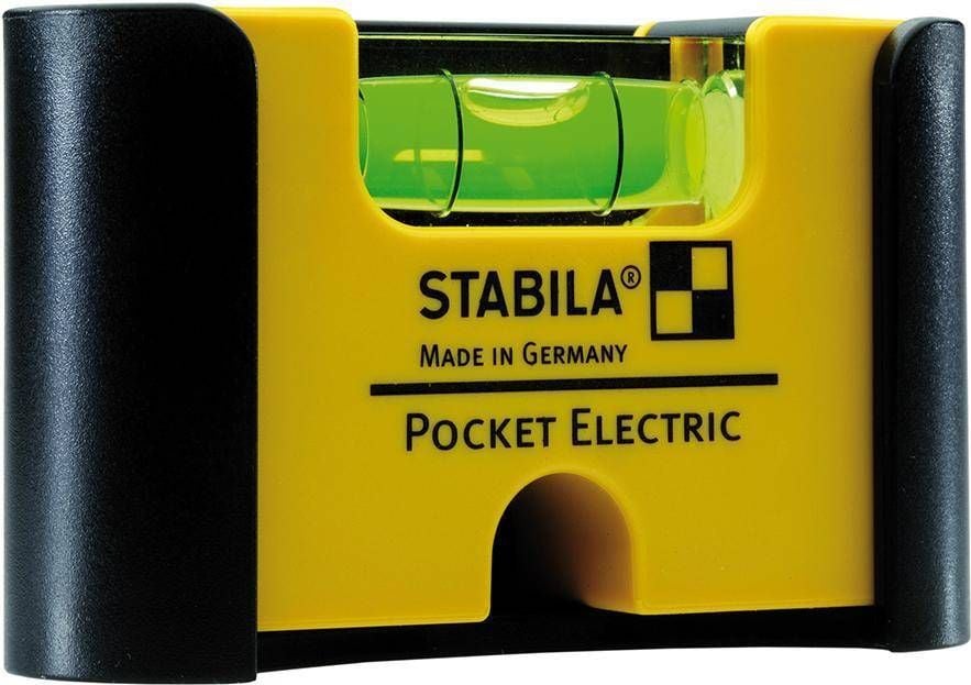Stabila Stabila Pocket Nivela cu buzunar electric 6,7 cm, cu clema pentru centura