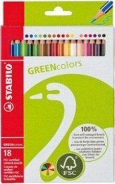 Stabilo Creioane din lemn STABILO GREENcolors case 18 buc FSC 6019/2-191