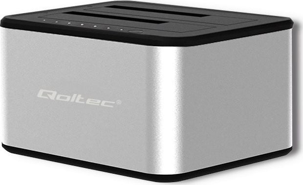 Stacja dokująca Qoltec 2.5`/3.5` SATA - USB 3.2 Gen 1 (50316)