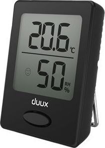 Statii meteorologice - Duux Duux Sense higrometru + termometru stație meteo, negru, afișaj LCD (DXHM02) - 1848159