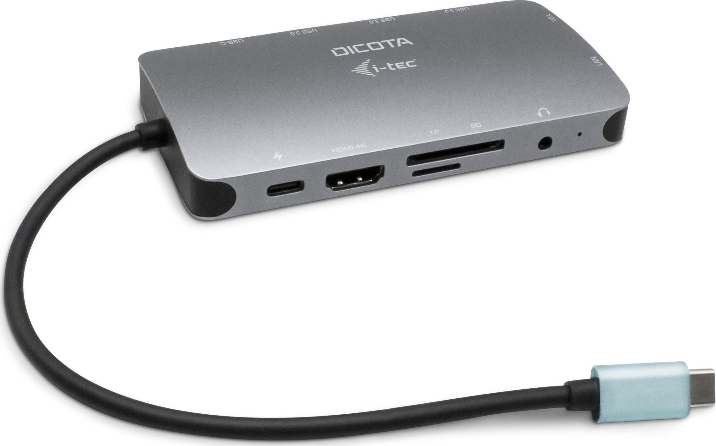 Dicota Station/Replicator USB-C 10-în-1 HDMI PD 100W Stație de andocare portabilă