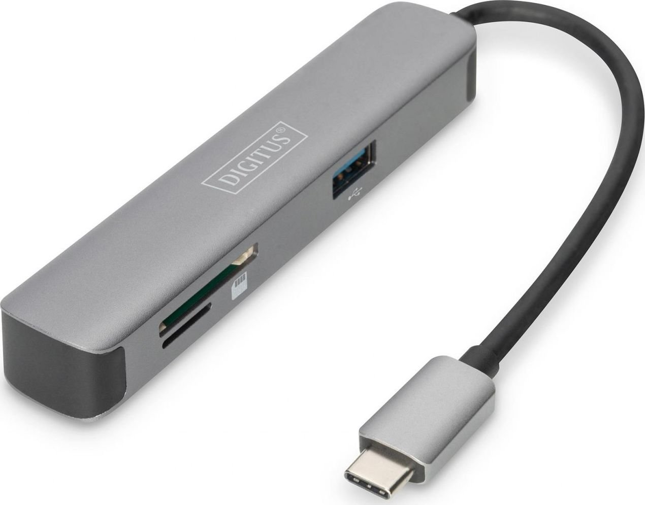 Digitus USB-C 5 porturi 4K 30Hz HDMI 2x USB3.0 microSD SD/MMC stație/replicator (DA-70891)