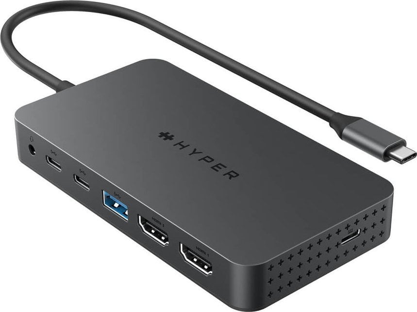 Stacja/replikator HyperDrive Koncentrator HyperDrive Dual 4K HDMI 7 Port USB-C Hub M1&M2 MacBook/PC/Chromebook/2xHDMI/miniJack
