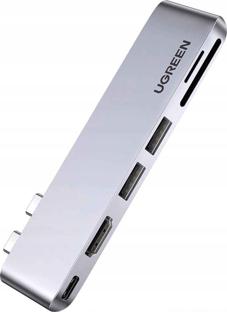 Adaptor multifunctional HUB 6 in 2 UGREEN CM380 USB-C pentru MacBook Air / Pro