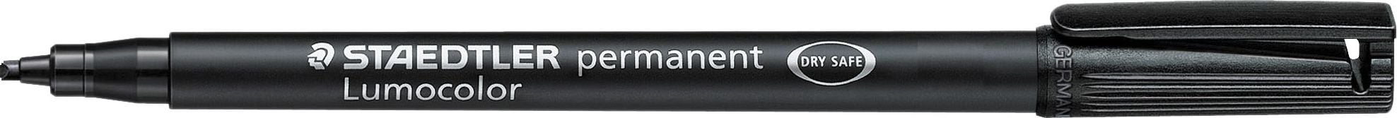 Markere - Marker permanent Staedtler Lumocolor negru M 1.0mm ST3179