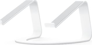 Stand Twelve South Curv SE pentru MacBook, aluminiu, alb