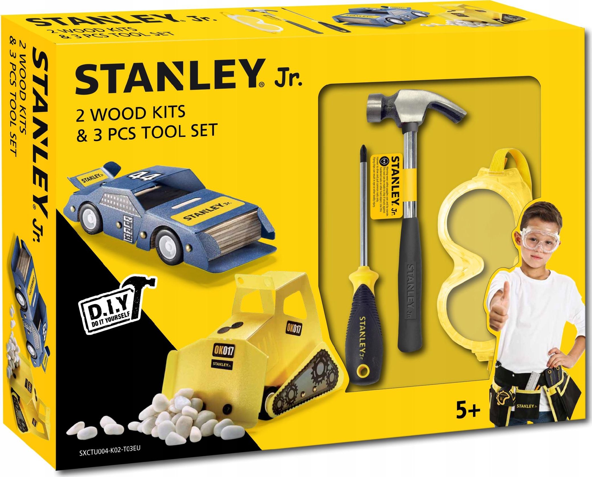 Stanley Junior Stanley Jr. Set mașină și unelte din 5 piese (U004-K02-T03-SY)