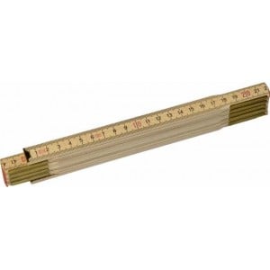 Metru tamplarie din lemn lacuit 2 m Stanley 0-35-455
