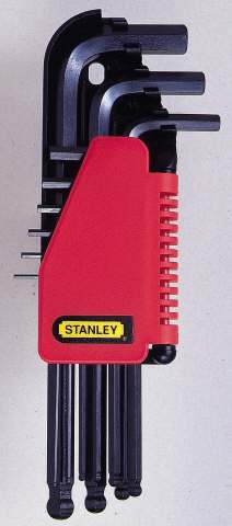 Stanley Set chei hexagonale L 1,5-10mm cu bila 9 buc. (69-256)