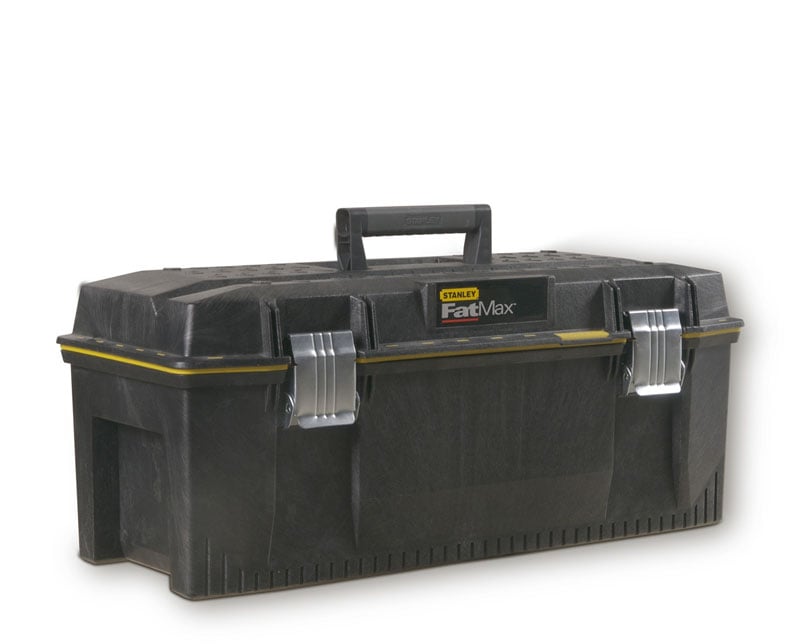 Cutie de depozitare Stanley FatMax 1-93-935, cu prinderi metalice, dimensiuni 71 x 30.8 x 28.5 cm