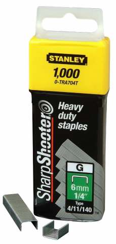 Set 1000 capse, Stanley 1-TRA705T, tip G, 8 mm, 4/11/140