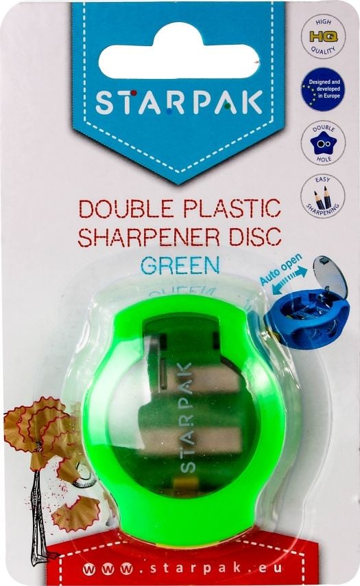Creioane si ascutitori - Starpak Sharpener 2 SHARP DISC STK B/C 12/48