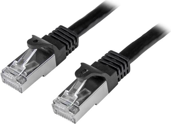 Cablu startech CAT6 patch-uri, SFTP, 5m, negru (N6SPAT5MBK)