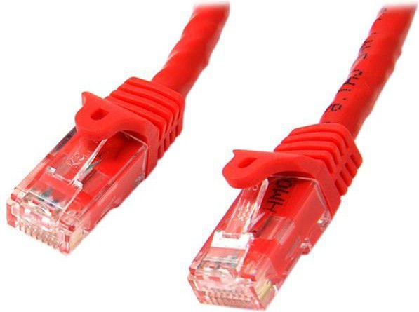 Cablu startech RJ-45 / RJ-45 Categoria 6 10m Rosu (N6PATC10MRD)