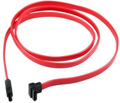Cablu startech Kabel SATA - SATA, wtyczka kątowa, rosu (SATA24RA1)