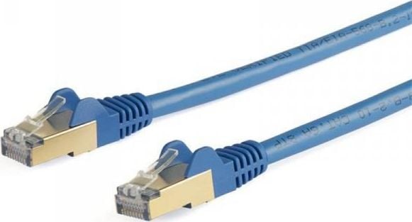 StarTech STARTECH.COM 10m CAT6a-Ethernet-Kabel - Blau - RJ45-Ethernet-Kabel - Snagless - STP-Kabel - Kupfer - 10-Gbit Netzwerkkabel