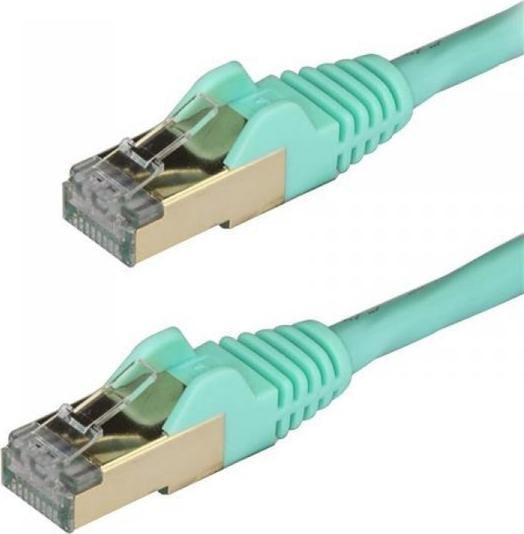 StarTech STARTECH.COM 1,5 m CAT6a-Kabel - Trkis - RJ45-Ethernet-Kabel - Snagless - STP - Kupferdraht - 10 Gbit 6ASPAT150CMAQ