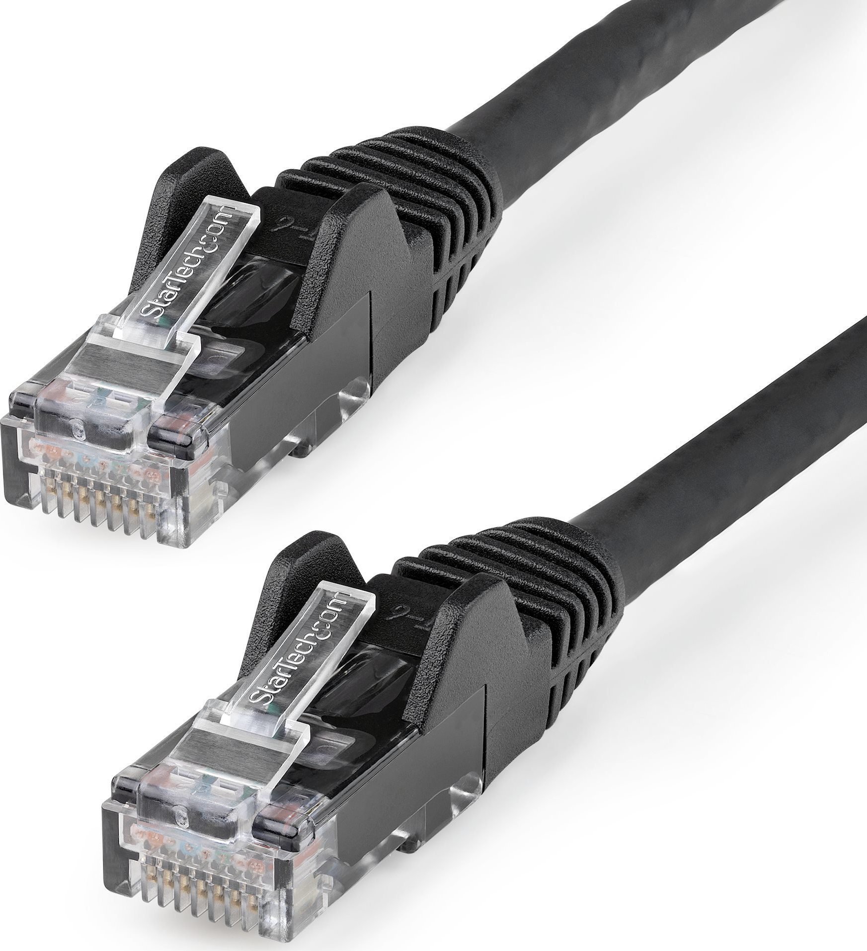 StarTech StarTech.com N6LPATCH10MBK cablu de rețea Negru 10 m Cat6 U/UTP (UTP)