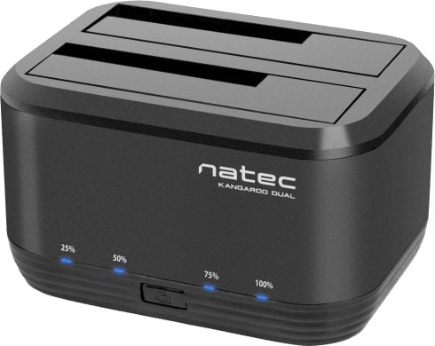 Stație de andocare duală Natec 2,5`/3,5` SATA - USB 3.2 Gen 1 Kangaroo (NSD-0955)