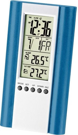 Statii meteorologice - Statie Meteo Fiesta LCD ,albastra,Ceas,de la -10 grade C până la +60 grade C ,
de la -50 grade C la +70 grade C