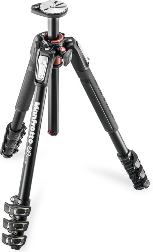 Trepiede - Statyw Manfrotto 190 Aluminium 4-Section Tripod (MF-190XPRO4)