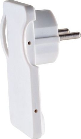 Stecher extra slim cu maner ORNO OR-AE-1311/W, 250V, fara cablu, alb