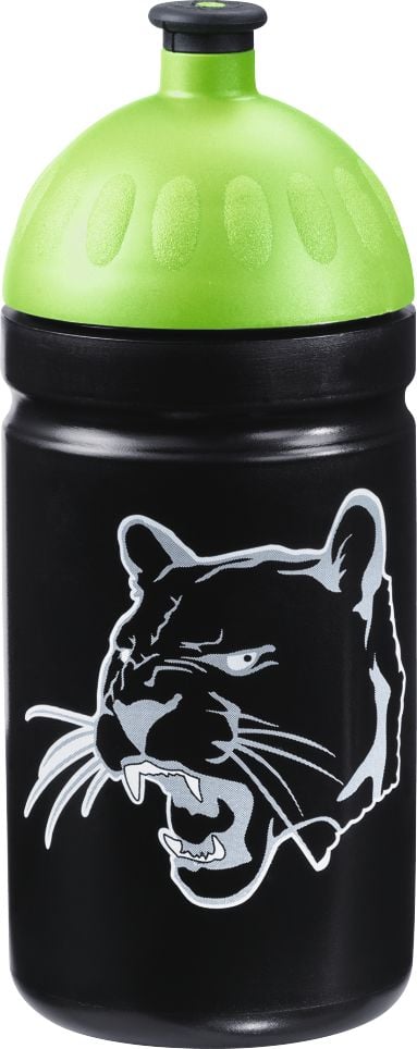 Sticla de apa pentru copii Step by Step Wild Cat 500ml neagra