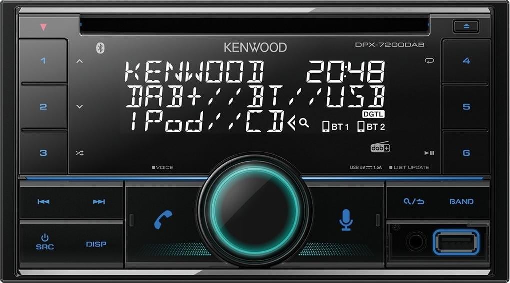 Radio, CD, DVD player auto - Stereo auto Kenwood Stereo auto Kenwood DPX-7200DAB 2DIN cu BT