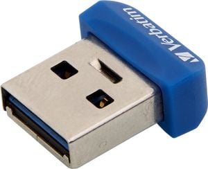 Stick USB 3.0 Verbatim Store 'n' Stay NANO 64GB Albastru