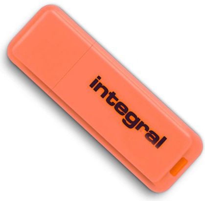 Stick USB 32GB INTEGRAL usb 2.0,neon , orange, INFD32GBNEONOR