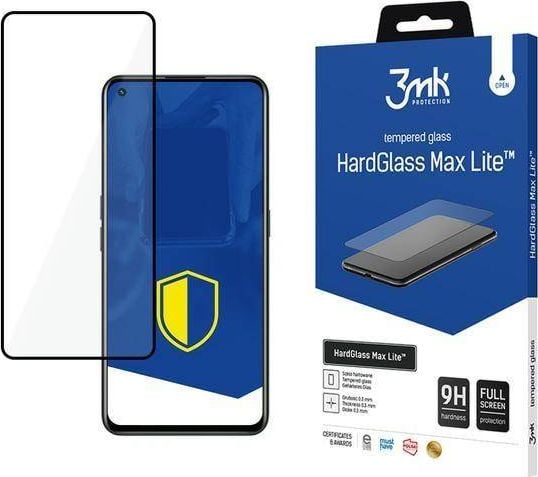 Sticlă temperată 3MK 3MK HardGlass Max Lite Realme GT Neo 2 5G Negru