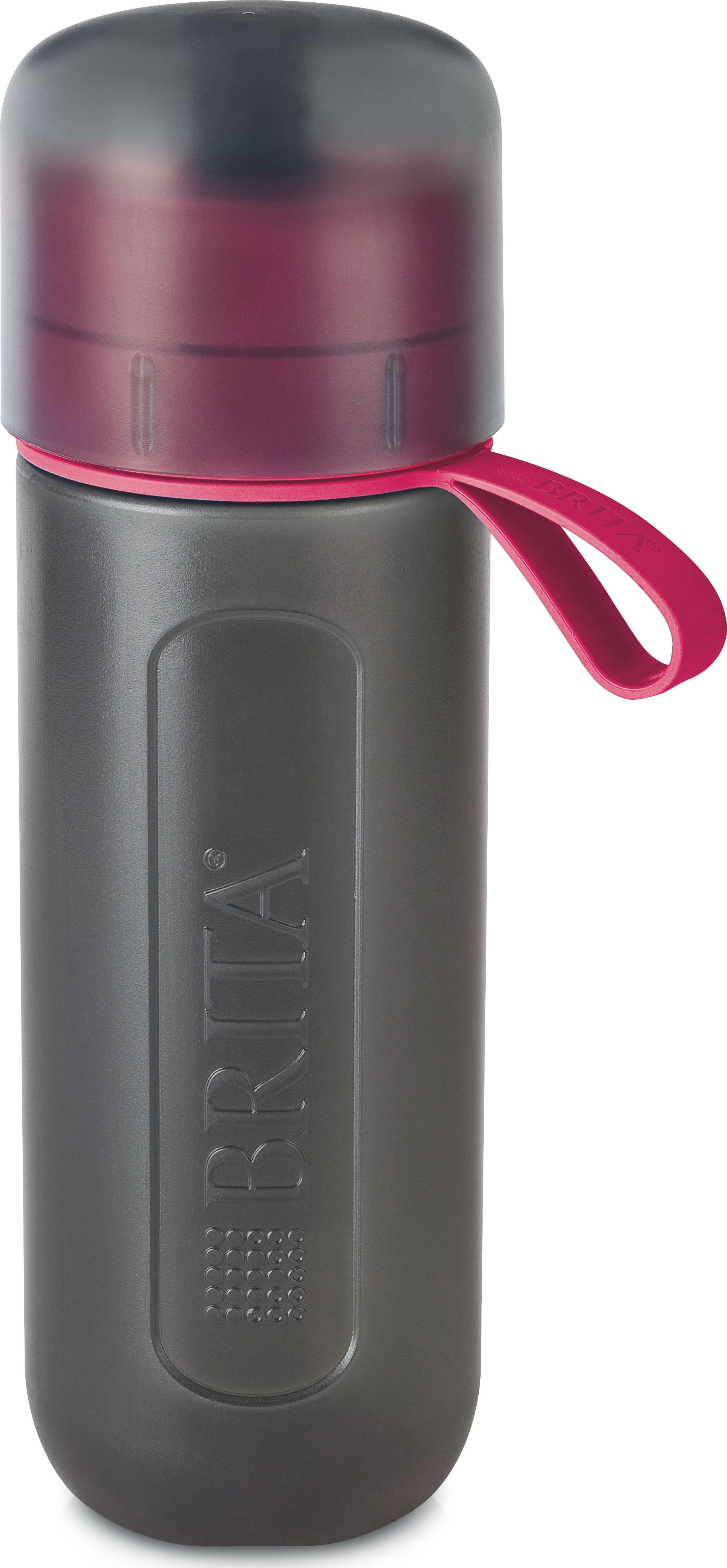 Sticla filtranta pentru apa Brita, model Fill&Go Active roz, 600 ml
