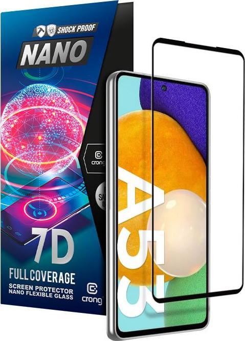 Sticla hibrid Crong Crong 7D Nano Flexible Glass 9H pentru ecranul Samsung Galaxy A53