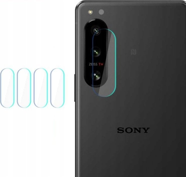 Sticlă hibridă 3MK pentru obiectivul camerei 3MK Protejează obiectivul Sony Xperia 5 IV [PACHET DE 4]