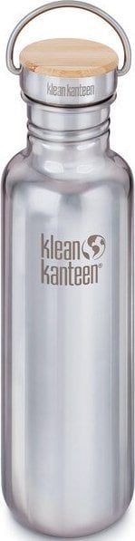 Sticla Klean Kanteen Reflect (cu capac din bambus) 800 ml din oglinda inoxidabil