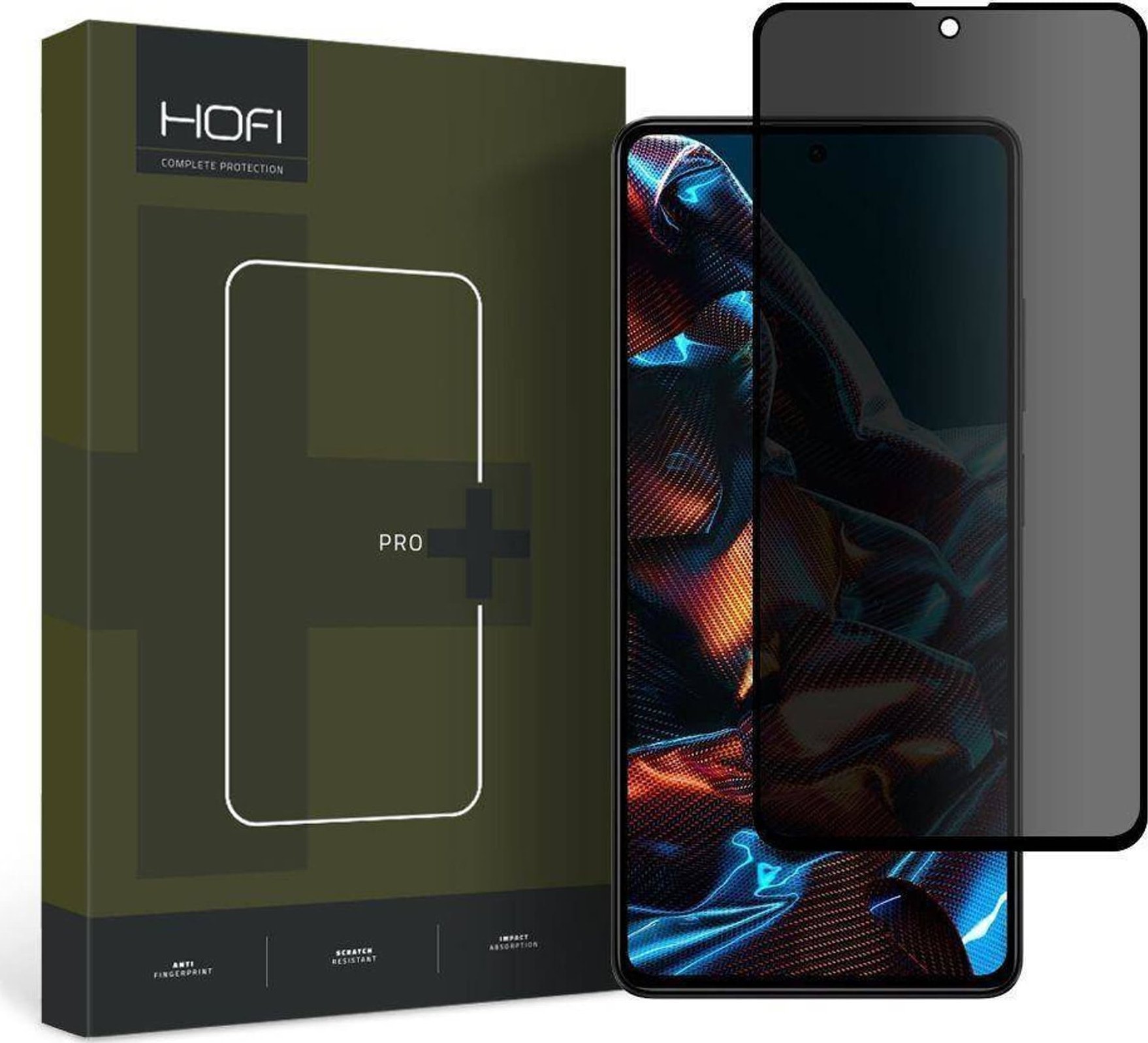 Sticlă temperată Hofi XIAOMI REDMI NOTE 12 PRO / POCO 5X PRO 5G Hofi Anti Spy Glass Pro+ Confidențialitate