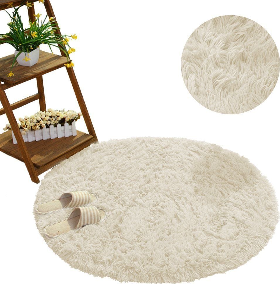 Strado Covor rotund Shaggy Strado 150x150 CreamBeige (Bej) universal