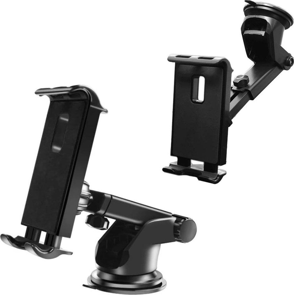 Suport auto Strado Stand pentru tablete si telefoane (Negru) universal