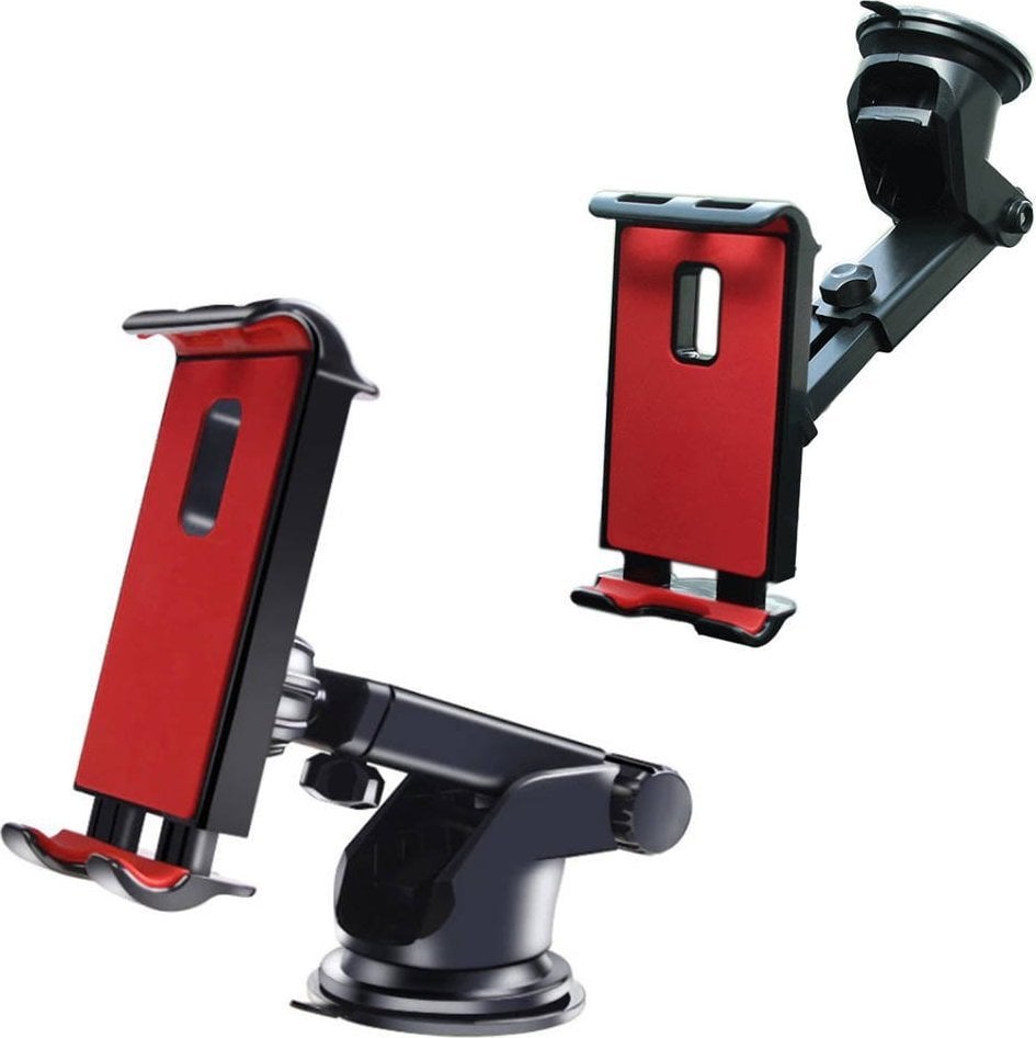 Suport auto Strado Stand pentru tablete si telefoane (rosu) universal