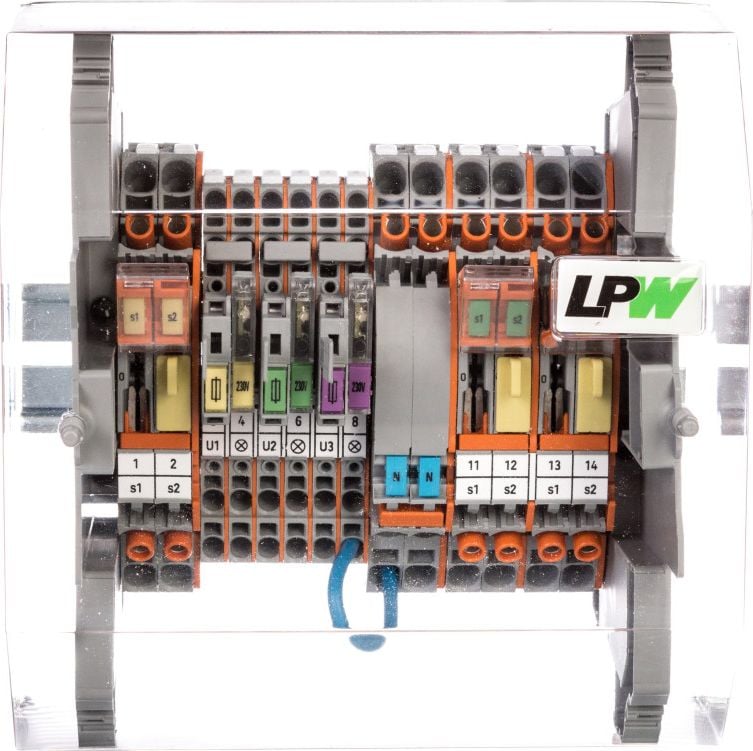 strip WAGO masurare 14 LPW-track 230V AC, paralel 847-297 / 230-2000