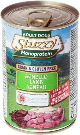 Hrana umeda pentru caini Stuzzy Monoprotein cu miel 400 g