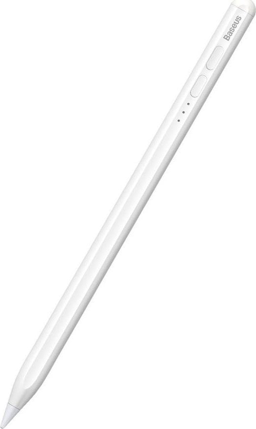 Stylus capacitiv Baseus LED pentru telefon/tabletă Baseus Smooth Writing (alb)