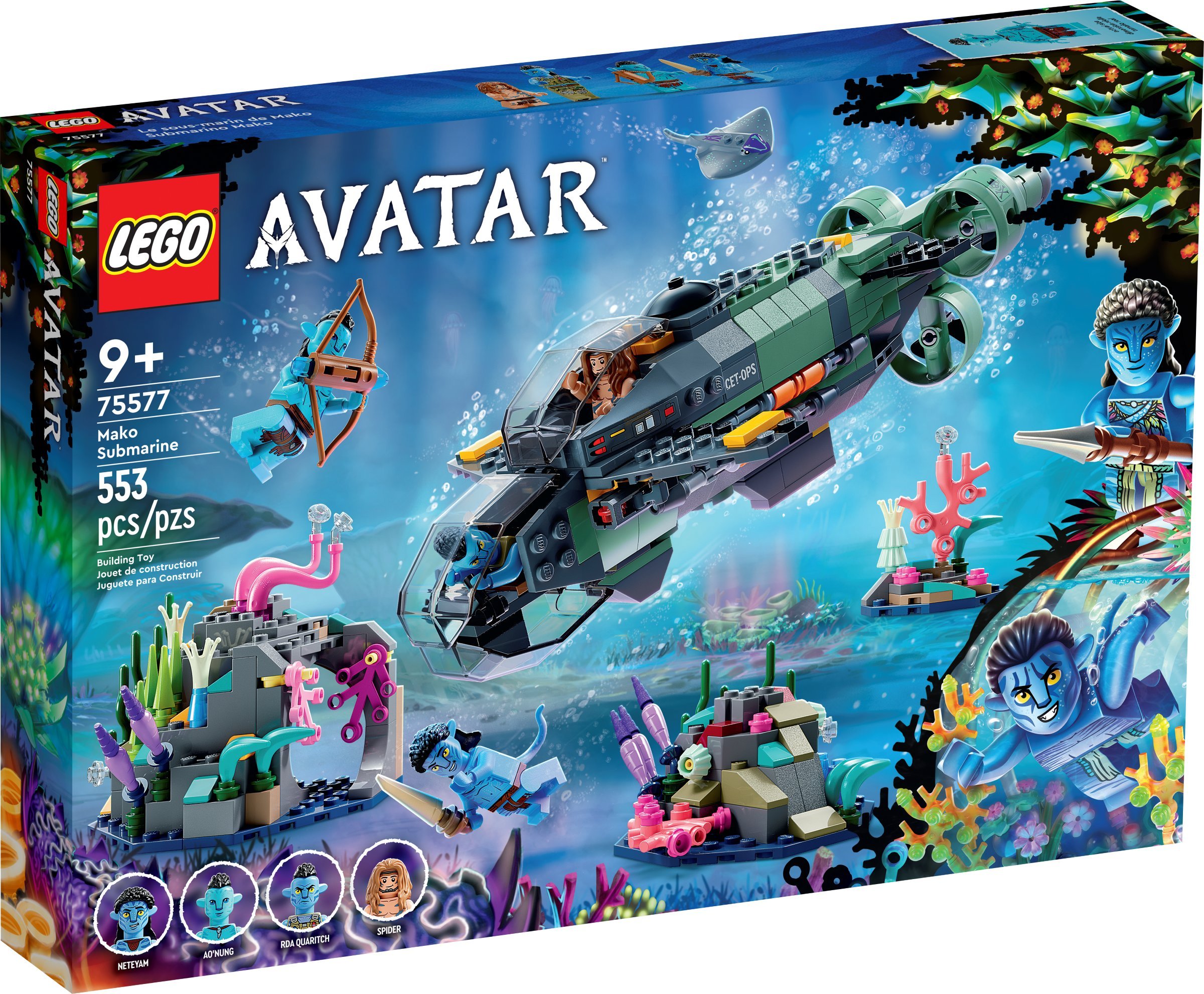 Submarinul LEGO Avatar Mako (75577)