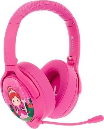 BuddyPhones Căști wireless BuddyPhones Cosmos Plus ANC pentru copii (roz)
