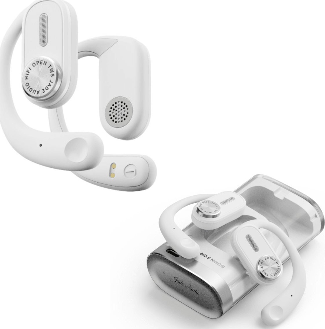 Słuchawki FiiO FiiO JW1 - Otwarte słuchawki TWS - white